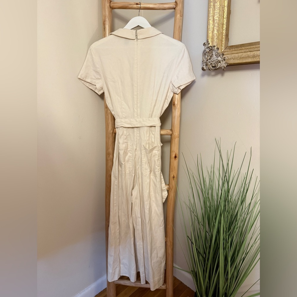 Anthropologie The Colette Wrap Jumpsuit Maeve Cottagecore 8P - Picture 3 of 8